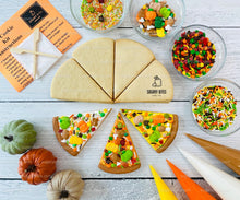 Load image into Gallery viewer, Fall Pie Cookie Decorating Kit, Pumpkin Pie Cookies, ***INCLUDES 24 ITEMS*** (Large Cookies) …This kit is a limited production edition!!!
