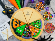 Load image into Gallery viewer, Halloween Cookie Decorating Kit, Halloween Pizza Cookie Kit, (Large Cookies) ***INCLUDES 24 ITEMS*** With 4 Icing Bags &amp; 3 Deluxe Sprinkle!!
