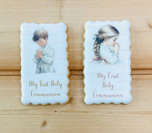 Load image into Gallery viewer, Baptism, Christening, Communion Cookies, First Communion, Custom First Communion, Communion Cookies (12 Decorated Cookies)
