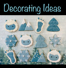 Load image into Gallery viewer, Winter Cookie Decorating Kit, Winter DIY Cookie Kit, (Large Cookies) ***INCLUDES 24 ITEMS*** With 4 Icing Bags &amp; 3 Deluxe Sprinkle!
