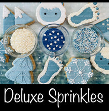 Load image into Gallery viewer, Winter Cookie Decorating Kit, Winter DIY Cookie Kit, (Large Cookies) ***INCLUDES 24 ITEMS*** With 4 Icing Bags &amp; 3 Deluxe Sprinkle!
