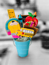 Load image into Gallery viewer, Back to School Pops, Teacher Appreciation Week Cookies, 12 LARGE DECORATED POPS, Perfect as a gift, for events, favors, or just to snack on!
